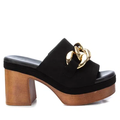 Xti Women's Platform Clog Sandals In Black