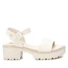 Xti Women's Heeled Platform Sandals In Ice In Blue