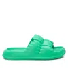 Xti Women's Pool Slides Sandals In Medium Green In Green