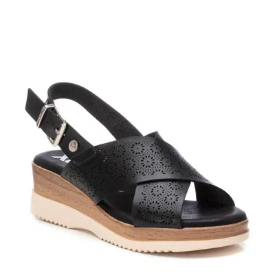 Xti Women's Pu Wedge Sandal In Black