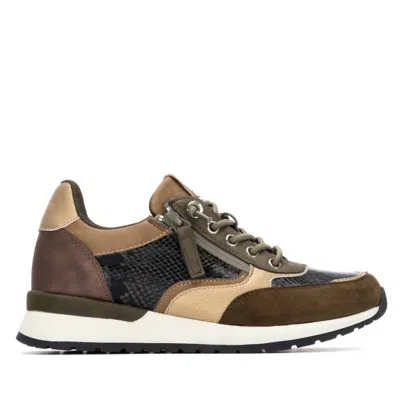 Xti Women's Refresh 172960 Sneakers In Kakhi In Multi
