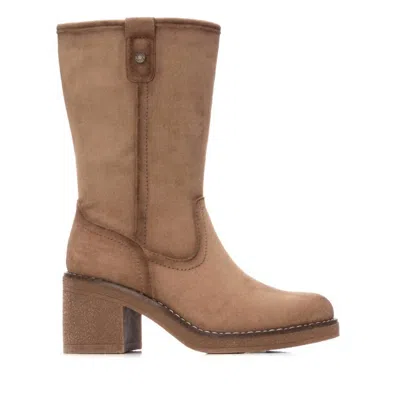 Xti Women's Refresh 173040 Booties In Beige In Animal Print