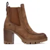 Xti Women's Refresh Ankle Booties In Camel In Brown