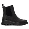 Xti Women's Refresh Ankle Wedge Booties In Black In Black