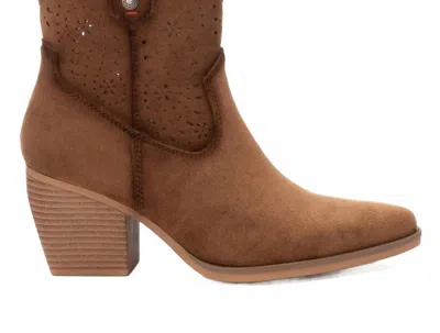 Xti Women's Refresh Booties In Taupe In Animal Print