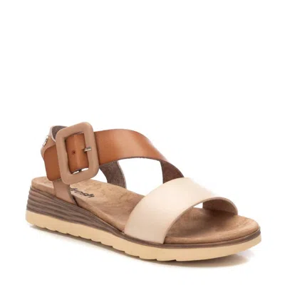 Xti Women's Refresh Buckle Sandals In Taupe In Grey