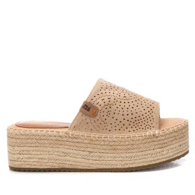 Xti Women's Refresh Platform Wedge Sandals In Beige