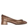 Xti Women's Round Toe 144242 Shoes In Beige In Brown