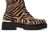 Xti Women's Round Toe 144391 Booties In Zebra In Animal Print