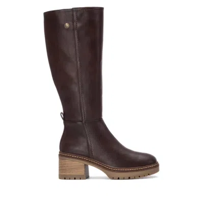 Xti Women's Round Toe 144453 Boots In Brown