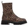 Xti Women's Round Toe 144657 Booties In Leopard In Animal Print