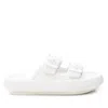Xti Women's Rubber Flat Sandals In White In White
