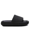 Xti Women's Rubber Flat Sandals In Black In Black