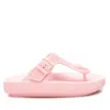 Xti Women's Rubber Flip Flops Sandals In Light/pastel Pink In Multi