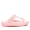 Xti Women's Rubber Flip Flops Sandals In Light/pastel Pink In Multi