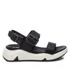 Xti Women's Wedge Sandals In Black In Black
