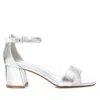 Xti Women's Heeled Sandals In Silver In Silver