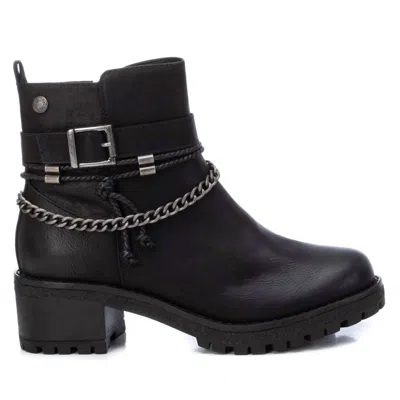 Xti Women's Side Zipper Booties In Black