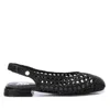 Xti Women's Slingback Flats In Black In Black