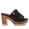 Xti Women's Slip On Heeled Sandals Refresh By  In Black