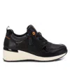 Xti Women's Wedge Sneakers In Khaki In Black