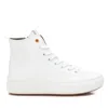 Xti Women's High Top Canvas Sneakers In White In White