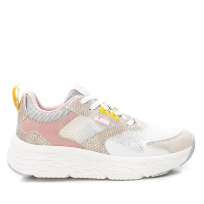 Xti Women's Sneakers In White With Multicolor Accent