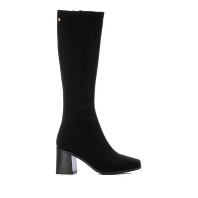 Xti Women's Elastic Suede Boots In Black