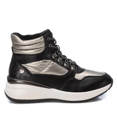 XTI WOMEN'S SPORT WEDGE BOOTIES IN BLACK