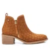 Xti Women's Suede Ankle Booties In Camel In Brown