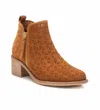 Xti Women's Suede Ankle Booties In Camel In Brown