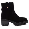 Xti Women's Suede Booties Carmela By  In Black