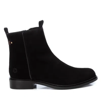 Xti Women's Suede Booties Carmela Collection By  In Black