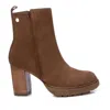 Xti Women's Suede Booties In Camel In Multi