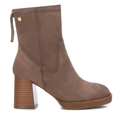 Xti Women's Suede Booties In Taupe In Grey