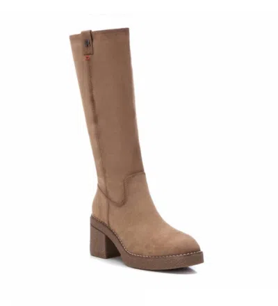 Xti Women's Suede Boots In Taupe In Brown