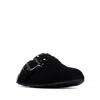 Xti Women's Suede Clogs In Black In Black