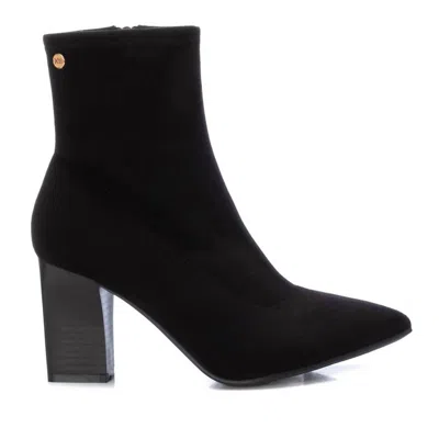 Xti Women's Suede Dress Booties In Black