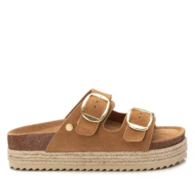 Xti Women's Suede Flat Sandals By  In Brown