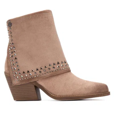 Xti Women's Suede Foldover Booties By  In Multi