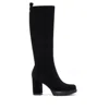 Xti Women's Suede Heeled Dress Boots By  In Black