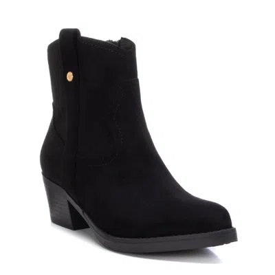 Xti Women's Suede Italian Western Boots By  In Black