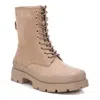 Xti Women's Suede Lace-up Booties By  In Beige