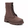 Xti Women's Suede Lace-up Booties In Brown In Brown