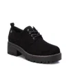 Xti Women's Suede Lace-up Oxfords In Black In Black
