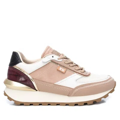 Xti Women's Suede Lace-up Sneakers By  In Beige