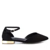 Xti Women's Suede Pointy Toe Ballet Flats By _ In Black