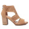 Xti Women's Suede Sandals In Light Brown In Brown