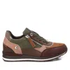 Xti Women's Suede Sneakers In Khaki In Multi
