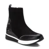 Xti Women's Wedge Sport Booties In Black In Black